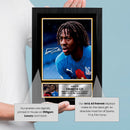 Eberechi Eze Signed Autographed Portrait Poster Print – Crystal Palace F.C. Football Memorabilia Wall Art – Gift for Fans & Collectors