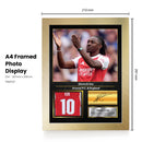 Eberechi Eze Printed Signed Poster – Arsenal FC & England Midfielder Tribute Wall Art with Jersey & Bio Plaque –  Premier League Football Memorabilia for Fans & Collectors