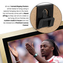 Eberechi Eze Printed Signed Poster – Arsenal FC & England Midfielder Tribute Wall Art with Jersey & Bio Plaque –  Premier League Football Memorabilia for Fans & Collectors