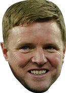 Eddie Howe Newcastle Manager Celebrity Face Mask Fancy Dress Cardboard Costume Mask