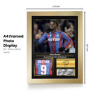 Eddie Nketiah Printed Signed Poster – Arsenal FC & England Striker Tribute Wall Art with Jersey & Bio Plaque – Premier League Football Memorabilia for Fans & Collectors