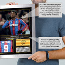 Eddie Nketiah Printed Signed Poster – Arsenal FC & England Striker Tribute Wall Art with Jersey & Bio Plaque – Premier League Football Memorabilia for Fans & Collectors