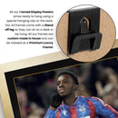 Eddie Nketiah Printed Signed Poster – Arsenal FC & England Striker Tribute Wall Art with Jersey & Bio Plaque – Premier League Football Memorabilia for Fans & Collectors