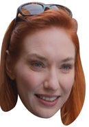 Eleanor Tomlinson 2025 Celebrity Face Mask Fancy Dress Cardboard Costume Mask