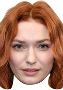 Eleanor Tomlinson Celebrity Face Mask Fancy Dress Cardboard Costume Mask