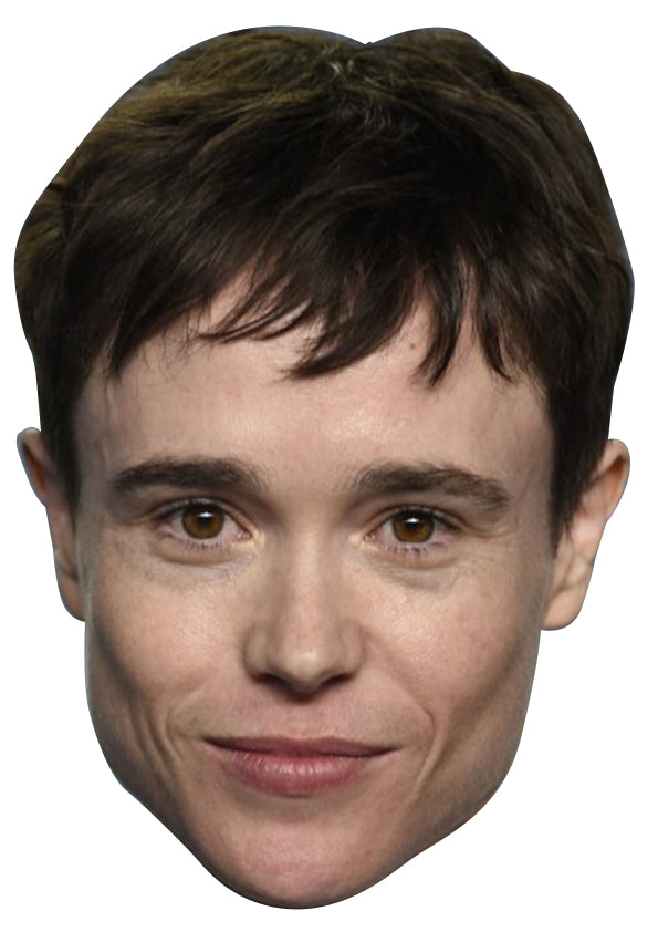 Eliot Page - Umbrella Academy Celebrity Face Mask Fancy Dress Cardboard Costume Mask