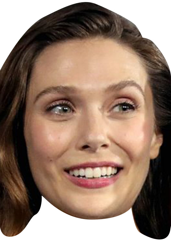 Elizabeth Olsen 2023 Celebrity Face Mask Fancy Dress Cardboard Costume Mask