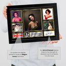 Elizabeth Taylor Actors Framed Autographed Print - Limited Edition Autograph Fan Gift – Collectible Memorabilia Merchandise