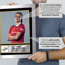 Ella Toone Signed Poster Print – Manchester United Women’s Football Tribute Wall Art with Signature & Player Bio – England Midfielder Memorabilia for Fans & Collector