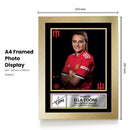 Ella Toone Signed Poster Print – Manchester United Women’s Football Tribute Wall Art with Signature & Player Details – England Midfielder Memorabilia for Collectors