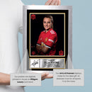 Ella Toone Signed Poster Print – Manchester United Women’s Football Tribute Wall Art with Signature & Player Details – England Midfielder Memorabilia for Collectors