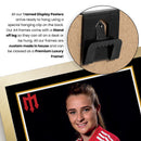 Ella Toone Signed Poster Print – Manchester United Women’s Football Tribute Wall Art with Signature & Player Details – England Midfielder Memorabilia for Collectors