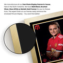 Ella Toone Signed Poster Print – Manchester United Women’s Football Tribute Wall Art with Signature & Player Details – England Midfielder Memorabilia for Collectors