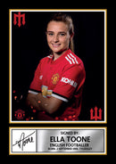 Ella Toone Signed Poster Print – Manchester United Women’s Football Tribute Wall Art with Signature & Player Details – England Midfielder Memorabilia for Collectors