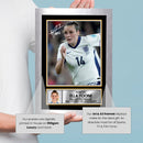 Ella Toone Poster Print – England Women’s Football Star Wall Art  – Framed or Unframed – Gift for Women’s Football Fans