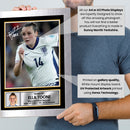 Ella Toone Poster Print – England Women’s Football Star Wall Art  – Framed or Unframed – Gift for Women’s Football Fans
