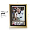 Ella Toone Signed Framed Photo – England Women’s Football Memorabilia – Gift for Lionesses Fans & Sports Enthusiasts