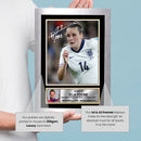 Ella Toone Signed Framed Photo – England Women’s Football Memorabilia – Gift for Lionesses Fans & Sports Enthusiasts