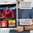 Elliot Anderson Printed Signed Poster – Nottingham Forest & England Midfielder Tribute Wall Art with Jersey & Bio Plaque – Premier League Football Memorabilia for Fans & Collectors