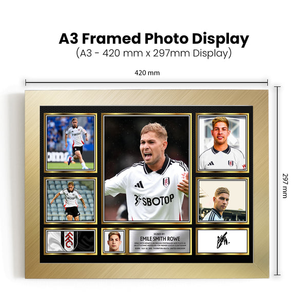 Emile Smith Rowe Printed Signature Football Poster Print
