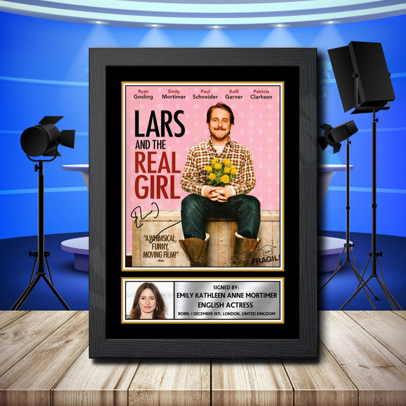 Emily Mortimer 2 Printed Signature Television Star Poster Print Framed Wall Art Gift – Emily Mortimer 2 Printed Signature Television Star Poster Print