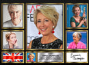 Emma Thompson Actors Framed Autographed Print - Limited Edition Autograph Fan Gift – Collectible Memorabilia Merchandise