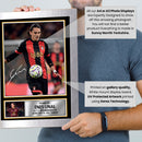 Enes Ünal A.F.C. Bournemouth Poster Print – Signed Autograph Style Football Wall Art   – Framed or Unframed – Gift for Fans