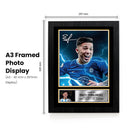 Enzo Fernández Signed Autographed Portrait Poster Print – Argentina & Chelsea F.C. Midfielder – Authentic Football Memorabilia
