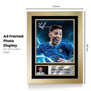 Enzo Fernández Signed Autographed Portrait Poster Print – Argentina & Chelsea F.C. Midfielder – Authentic Football Memorabilia