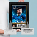 Enzo Fernández Signed Autographed Portrait Poster Print – Argentina & Chelsea F.C. Midfielder – Authentic Football Memorabilia