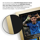 Enzo Fernández Printed Signed Poster – Chelsea FC & Argentina Midfielder Tribute Wall Art with Jersey & Bio Plaque –  Premier League Football Memorabilia for Fans & Collectors