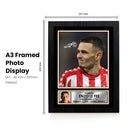Enzo Le Fee Signed Framed Photo – Sunderland A.F.C. Memorabilia – Football Gift for Fans & Sports Enthusiasts