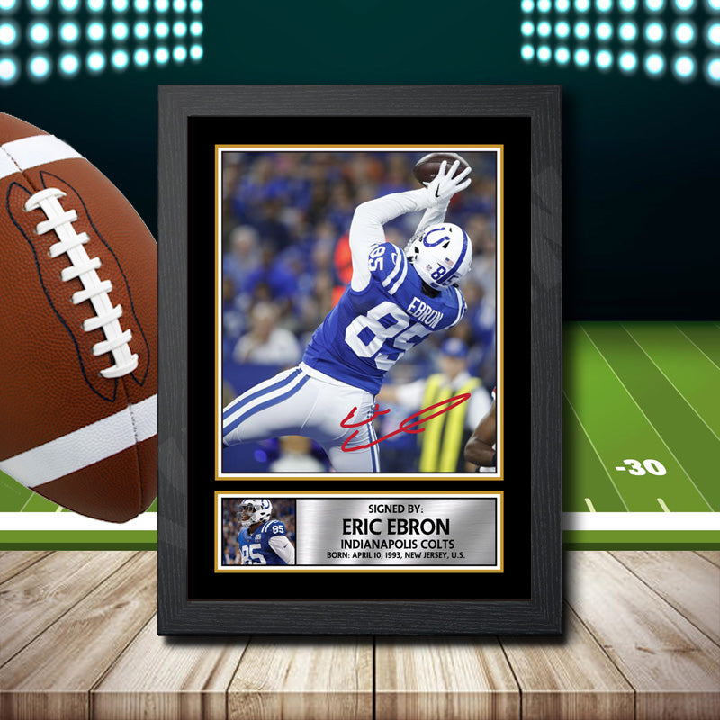 Eric Ebron – Printed Signature NFL Star Print – Eric Ebron