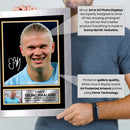 Erling Haaland Signed Autographed Portrait Poster Print – Manchester City F.C. & Norway National Team – Authentic Football Memorabilia