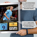 Erling Haaland Printed Signed Poster – Manchester City FC & Norway Striker Tribute Wall Art with Jersey & Bio Plaque – Premier League Football Memorabilia for Fans & Collectors