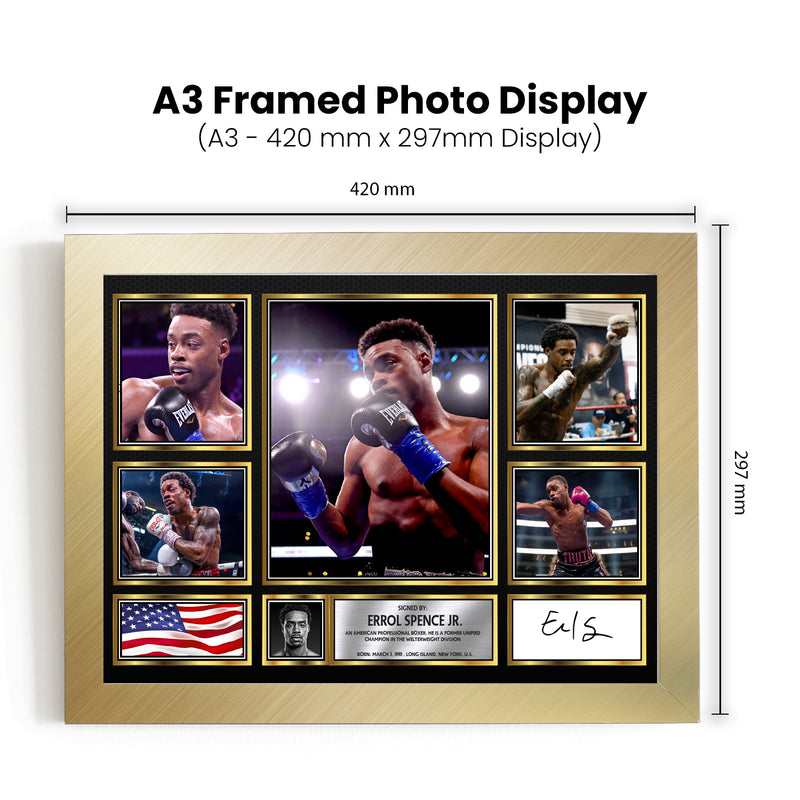 Errol Spence Jr. top boxer Autographed Print Landscape