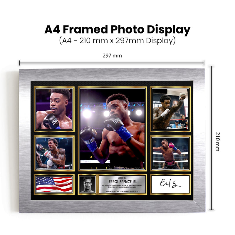 Errol Spence Jr. top boxer Autographed Print Landscape