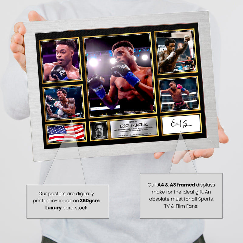 Errol Spence Jr. top boxer Autographed Print Landscape