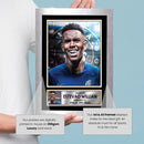 Estevao Willian Signed Poster Print – Chelsea F.C. Memorabilia – Gift for Football Fans & Sports Enthusiasts