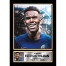 Estevao Willian Signed Poster Print – Chelsea F.C. Memorabilia – Gift for Football Fans & Sports Enthusiasts