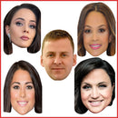 Eurovision 2024 Mask Pack 2 Celebrity Face Mask Fancy Dress Cardboard Costume Mask