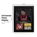 Evanilson Signed Football Memorabilia – Framed Autograph Display with AFC Bournemouth & Brazil Tribute – Collector’s Gift for Fans