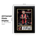 Evanilson A.F.C. Bournemouth Poster Print – Signed Autograph Style Football Wall Art   – Framed or Unframed – Gift for Fans