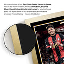 Evanilson A.F.C. Bournemouth Poster Print – Signed Autograph Style Football Wall Art   – Framed or Unframed – Gift for Fans
