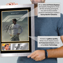 F1 Movie Printed Autograph Poster – Brad Pitt Formula 1 Racing Film Wall Art – Motorsport Movie Memorabilia Poster Print