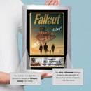 Fallout TV Series Printed Autograph Poster – Ella Purnell & Walton Goggins Wall Art – Post-Apocalyptic Sci-Fi Show Memorabilia Print