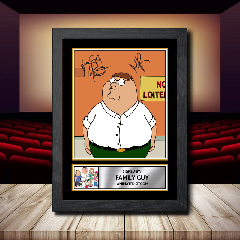 Family Guy Printed Signature Movie Star Poster Print Framed Wall Art Gift – Family Guy Printed Signature Movie Star Poster Print