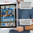 Fantastic Four First Steps Printed Autograph Poster – Pedro Pascal & Vanessa Kirby Marvel Superhero Movie Wall Art – Fantastic 4 Film Memorabilia Print