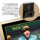 Fernando Alonso Signed Poster Print – Aston Martin F1 Racing Wall Art – Printed Autograph Formula One Poster – Motorsport Fan Gift & Bedroom Decor