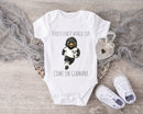 Personalized First World Cup Germany Baby Grow – Custom Name Football Baby Bodysuit – Come On Germany Eagle Design – Germany Football Supporter Baby Romper – World Cup Baby Gift for Boys & Girls